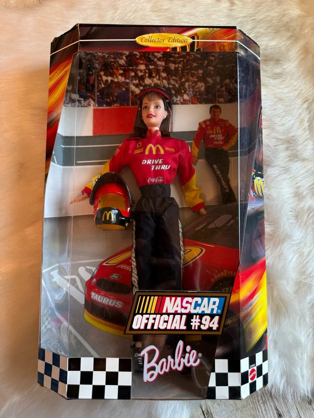 Barbie NASCAR #94 McDonald's Red and Black Racing Doll